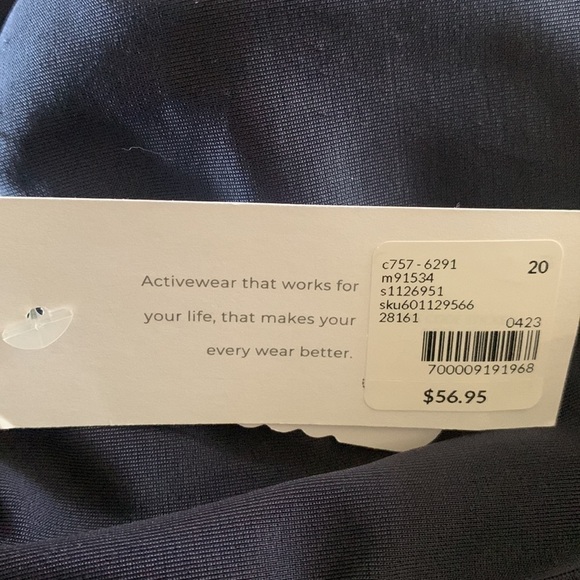 Lane Bryant LIVI Pull-On Swim Skirt New With Tags Size 20 in Navy (Skirt Only) - Picture 6 of 9